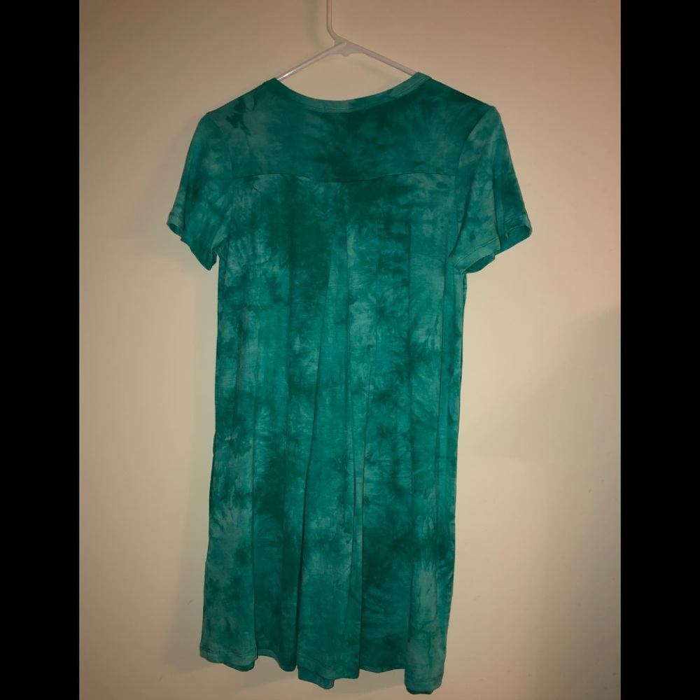 🆕 Come Together CA Green Pleated Tunic/Long Tee - Picture 4 of 7